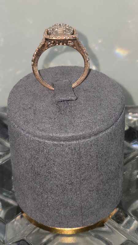 Photo 1 of 14K YELLOW GOLD W. 1CT DIAMOND RING-3.86G SIZE 5