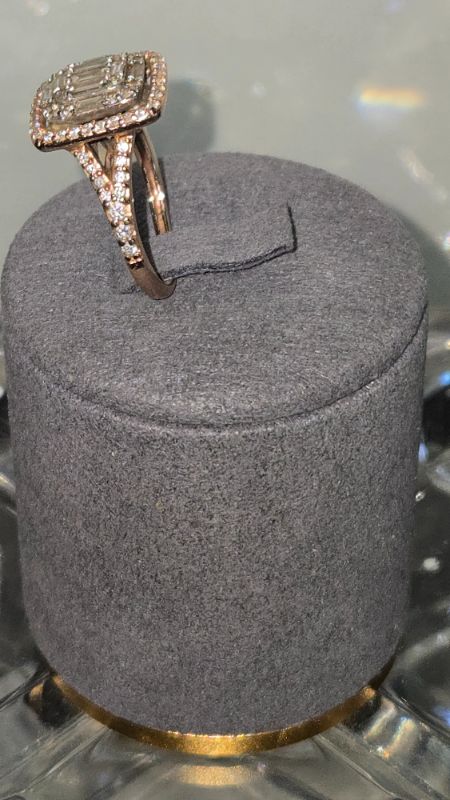 Photo 1 of 14K YELLOW GOLD W. 1CT DIAMOND RING-3.86G SIZE 5