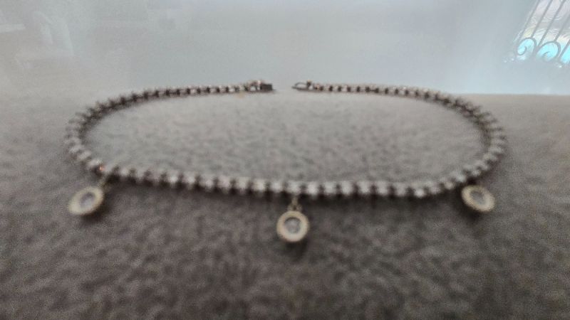 Photo 1 of 18K WHITE GOLD W 2CT DIAMOND TENNIS BRACELET- LENGTH 7”