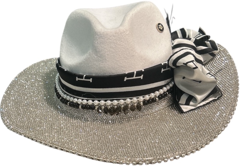 Photo 1 of NEW- CUSTOM BLING COWGIRL HAT ADJUSTABLE SIZE M-L