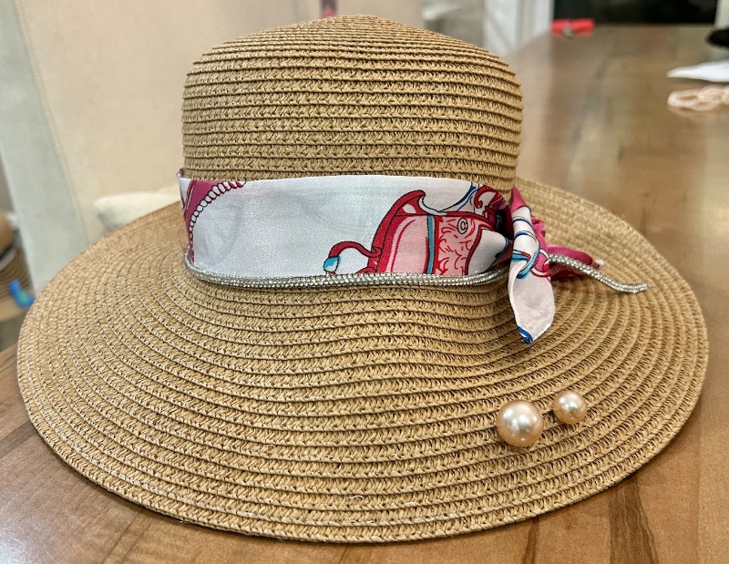 Photo 1 of NEW- 2 WOMENS CUSTOM SUN HATS
