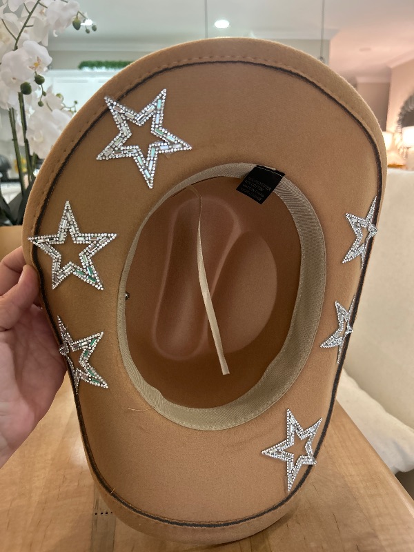 Photo 1 of NEW- WOMENS WESTERN STYLE HAT SIZE M-L