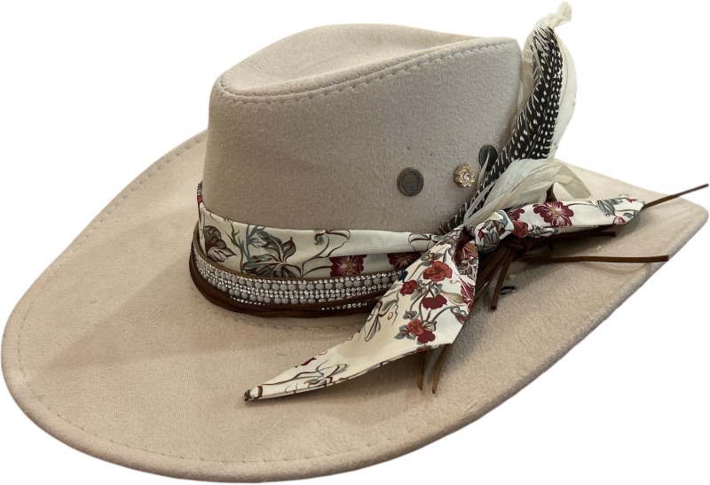Photo 1 of NEW- MENS/WOMENS WESTERN STYLE HAT SIZE MED/L