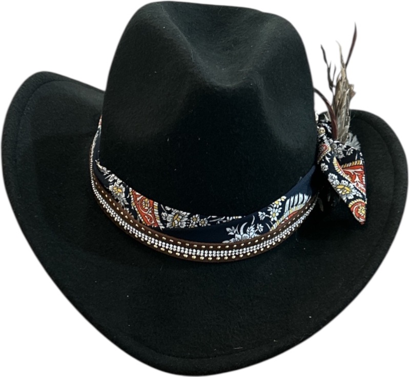 Photo 1 of NEW- MENS/WOMENS WESTERN STYLE HAT SIZE MED/L