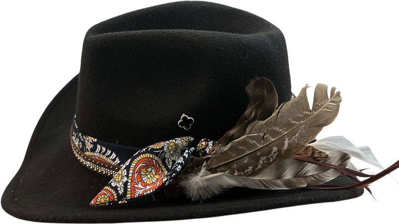Photo 1 of NEW- MENS/WOMENS WESTERN STYLE HAT SIZE MED/L