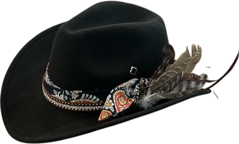 Photo 1 of NEW- MENS/WOMENS WESTERN STYLE HAT SIZE MED/L