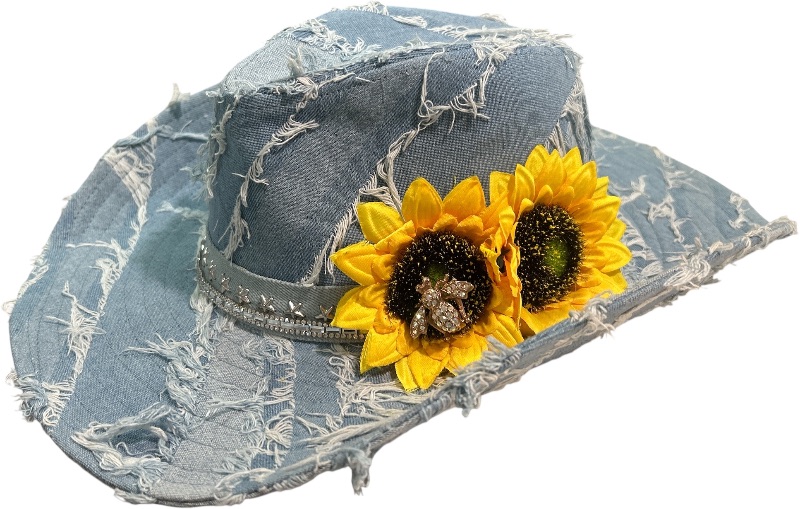 Photo 1 of NEW- WOMENS WESTERN STYLE COWGIRL CUSTOM HAT SIZE MED