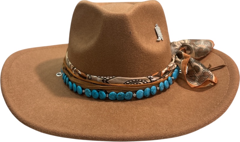 Photo 1 of NEW- WOMENS WESTERN STYLE COWGIRL CUSTOM HAT SIZE MED
