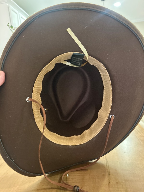 Photo 1 of NEW- WOMENS WESTERN STYLE  FEDORA  CUSTOM HAT SIZE MED