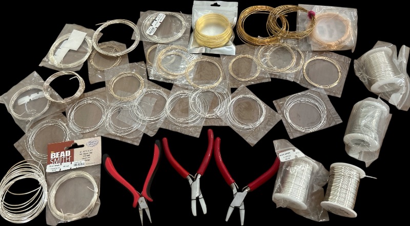 Photo 1 of JEWELRY MAKING TOOLS AND WIRE