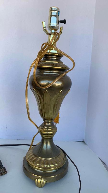 Photo 1 of PAIR OF TABLE LAMPS 28”
