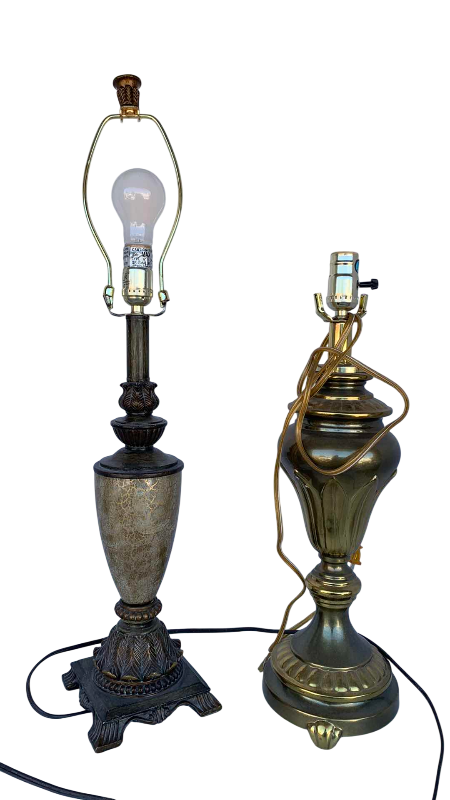 Photo 1 of PAIR OF TABLE LAMPS 28”