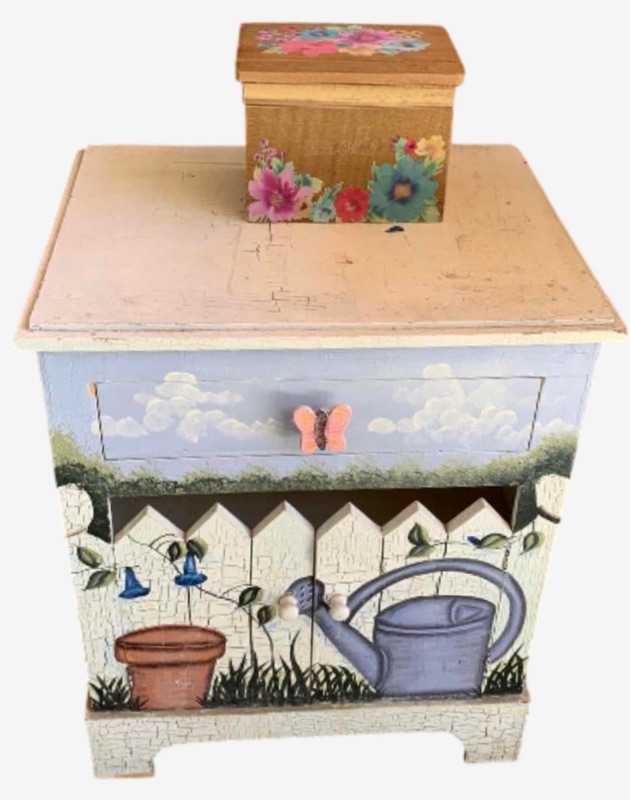Photo 1 of GARDEN INSPIRED TABLE WITH DRAWER 18” X 14” H 22”