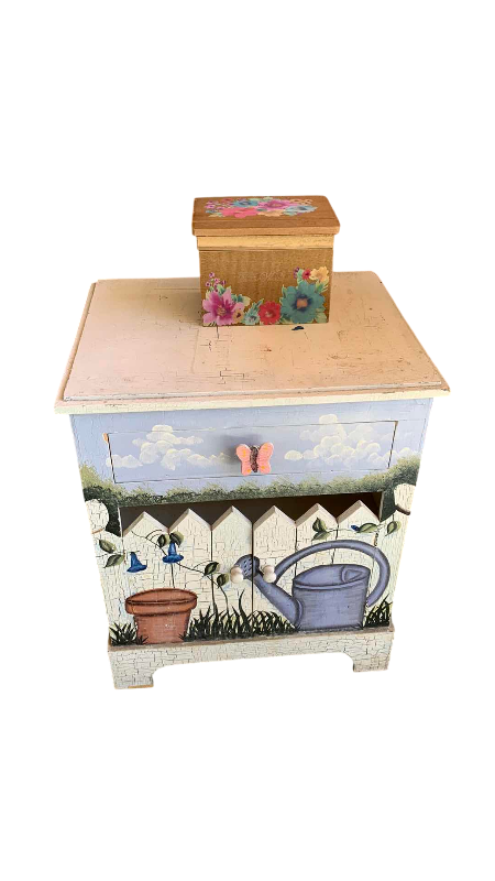 Photo 1 of GARDEN INSPIRED TABLE WITH DRAWER 18” X 14” H 22”