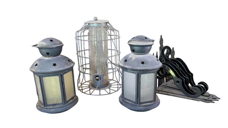 Photo 1 of BIRD FEEDER, LIGHTS AND SHELVING BRACKETS