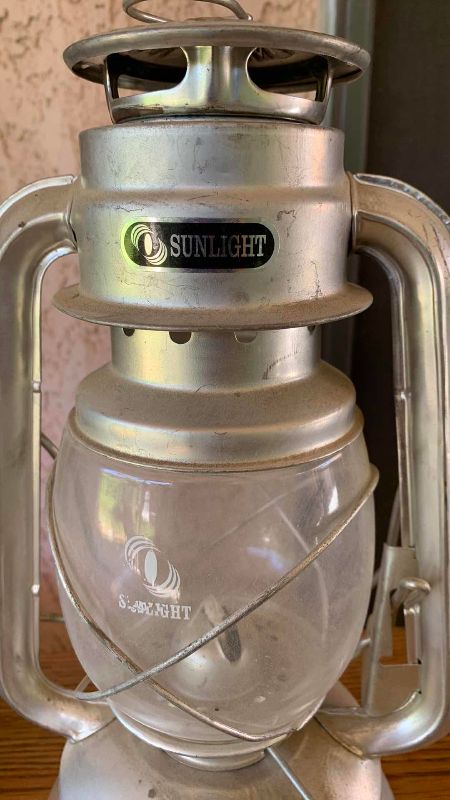 Photo 1 of TWO HURRICANE OIL LAMPS