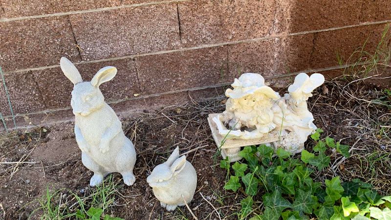 Photo 1 of RESIN GARDEN STATUES