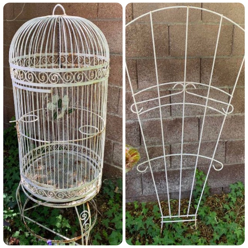 Photo 1 of METAL BIRDCAGE 52”, TRELLIS AND WATER PLATE FOR BIRDS