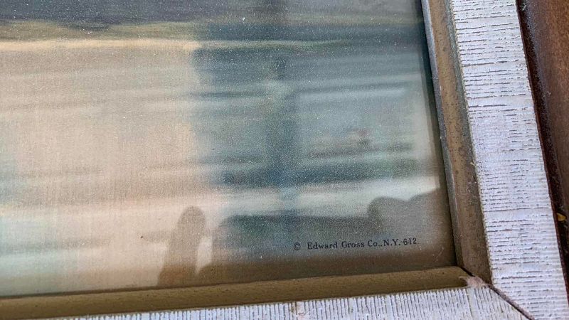 Photo 1 of VINTAGE R. ATKINSON FIX “STATELY SENTINELS” LITHOGRAPH 26” X 18”
