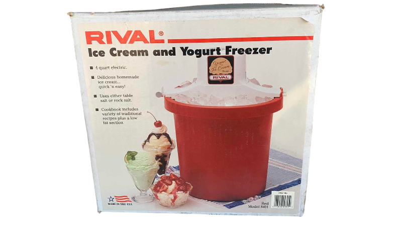 Photo 1 of RIVAL ICE CREAM AND YOUGURT FREEZER