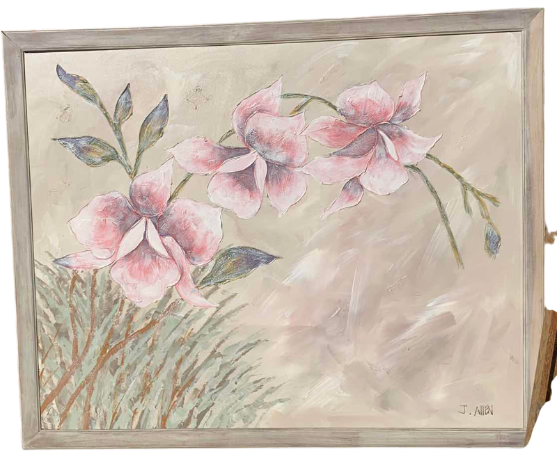 Photo 1 of OIL PAINTING SIGNED BY ARTIST J. ALLEN 62” X 51”