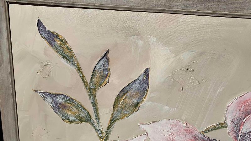 Photo 1 of OIL PAINTING SIGNED BY ARTIST J. ALLEN 62” X 51”
