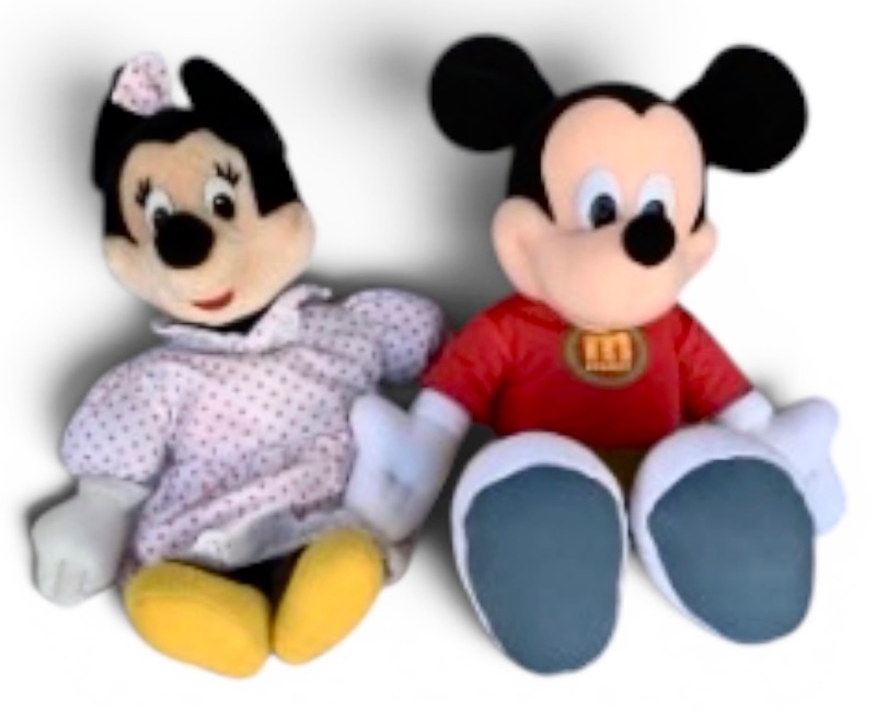 Photo 1 of DISNEY MICKEY AND MINNE MOUSE PLUSH DOLLS 24”