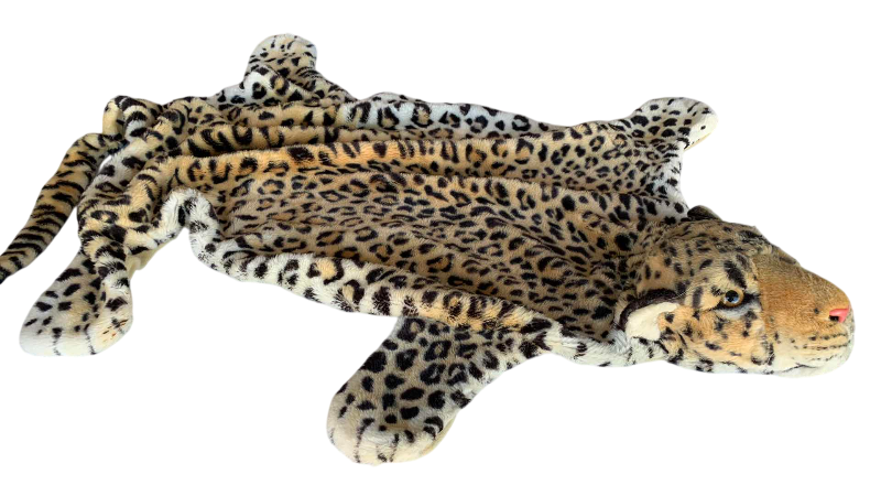 Photo 1 of FAUX LEOPARD PELT 64” X 34”