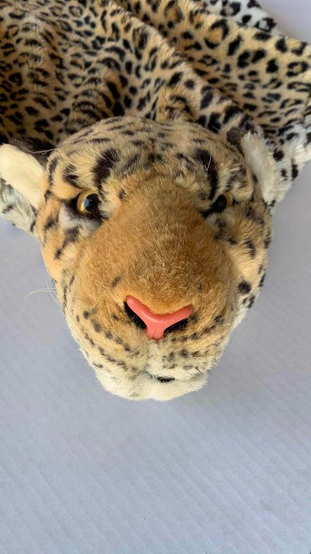 Photo 1 of FAUX LEOPARD PELT 64” X 34”
