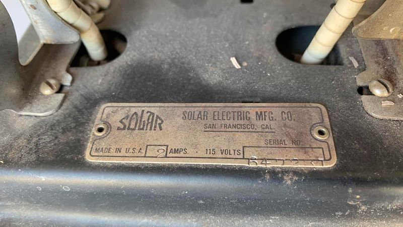 Photo 1 of ANTIQUE SOLAR ELECTRIC HAIR STRAIGHTENER