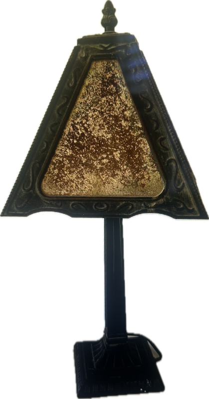 Photo 1 of HEAVY BRASS LAMP 18”