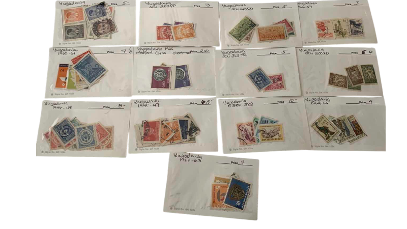 Photo 1 of YUGOSLAVIA POSTAGE STAMPS