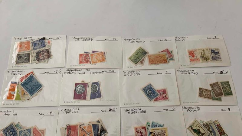 Photo 1 of YUGOSLAVIA POSTAGE STAMPS