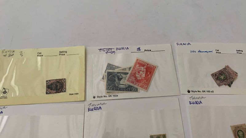 Photo 1 of RUSSIA POSTAGE STAMPS