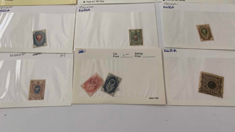 Photo 1 of RUSSIA POSTAGE STAMPS