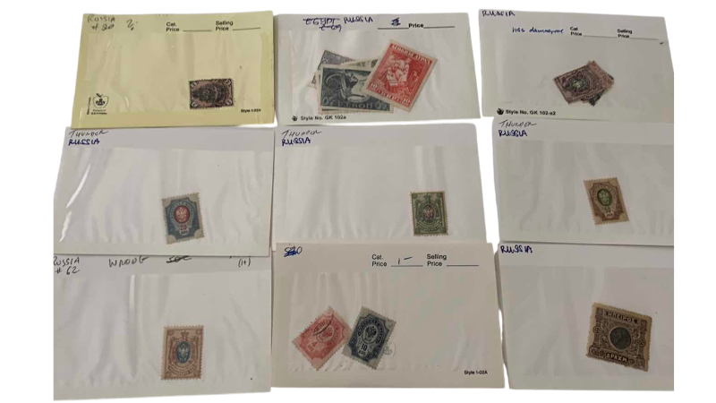 Photo 1 of RUSSIA POSTAGE STAMPS
