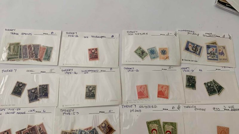 Photo 1 of TURKEY POSTAGE STAMPS