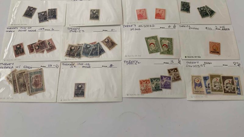 Photo 1 of TURKEY POSTAGE STAMPS