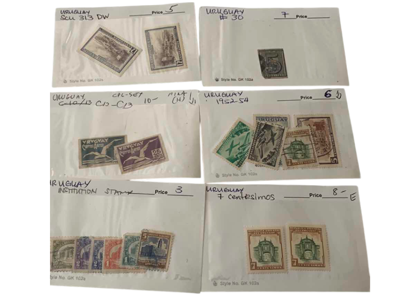 Photo 1 of URUGUAY POSTAGE STAMPS