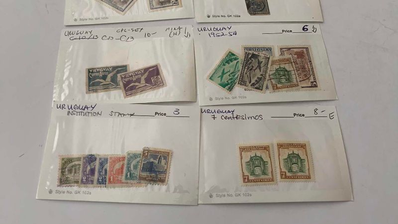 Photo 1 of URUGUAY POSTAGE STAMPS