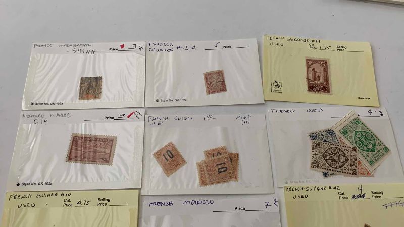 Photo 1 of FRENCH COLONIES, POSTAGE STAMPS