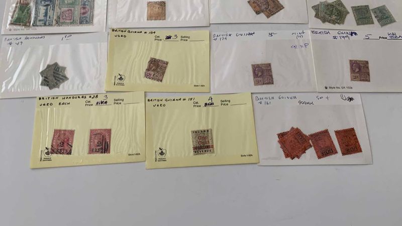 Photo 1 of BRITISH COLONY POSTAGE STAMPS