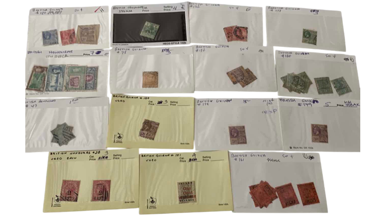 Photo 1 of BRITISH COLONY POSTAGE STAMPS