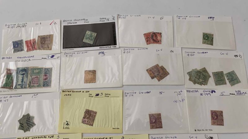 Photo 1 of BRITISH COLONY POSTAGE STAMPS