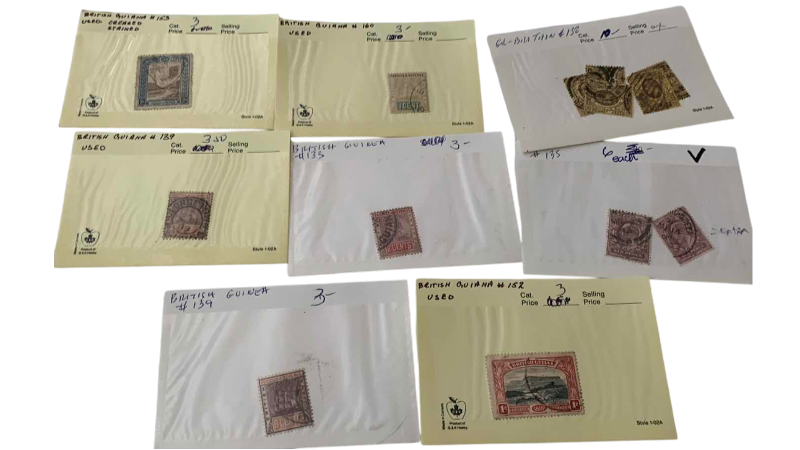 Photo 1 of BRITISH GUYANA POSTAGE STAMPS