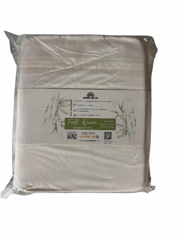 Photo 1 of BAMBOO IS BETTER BAMBOO DUVET COLLECTION FULL- QUEEN - 90” X 90” WHITE