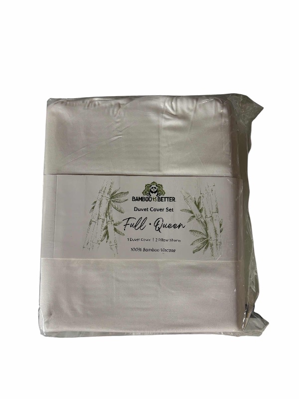 Photo 1 of BAMBOO IS BETTER BAMBOO DUVET COLLECTION FULL- QUEEN - 90” X 90” WHITE
