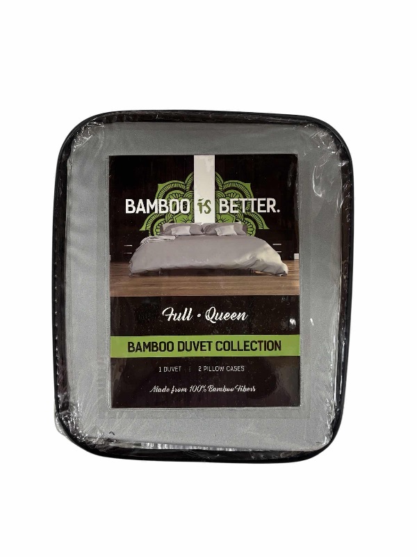 Photo 1 of BAMBOO IS BETTER BAMBOO DUVET COLLECTION FULL- QUEEN - 90” X 90” SLATE