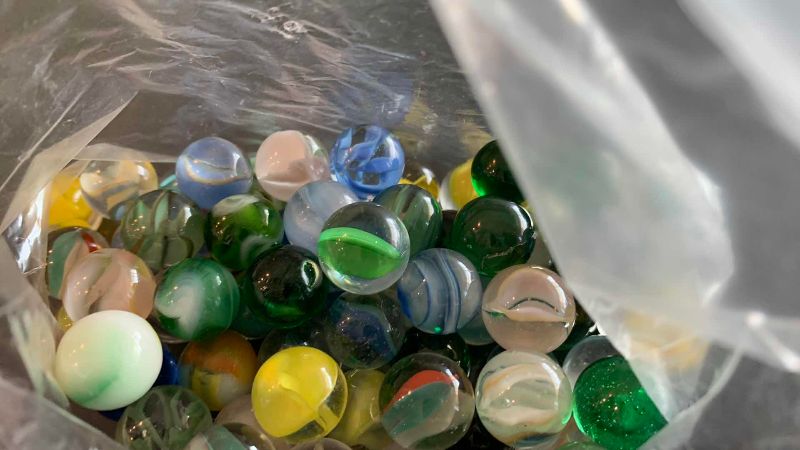 Photo 1 of VINTAGE GLASS MARBLES
