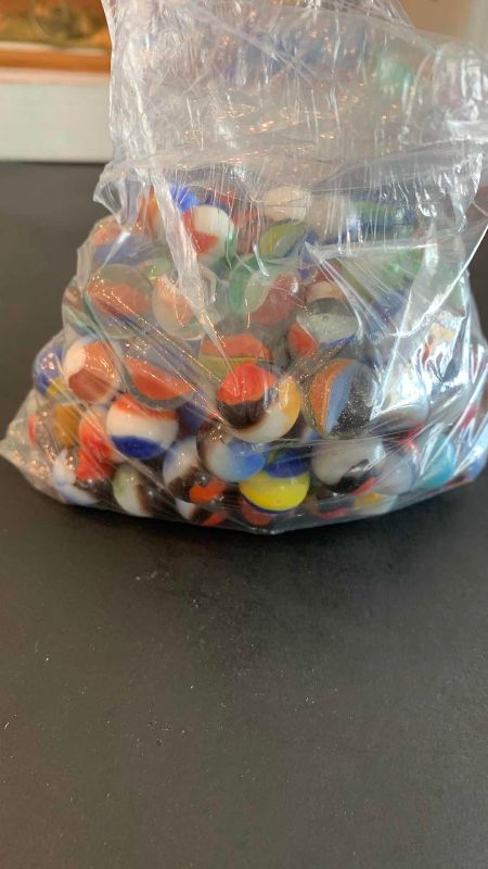 Photo 1 of VINTAGE GLASS MARBLES